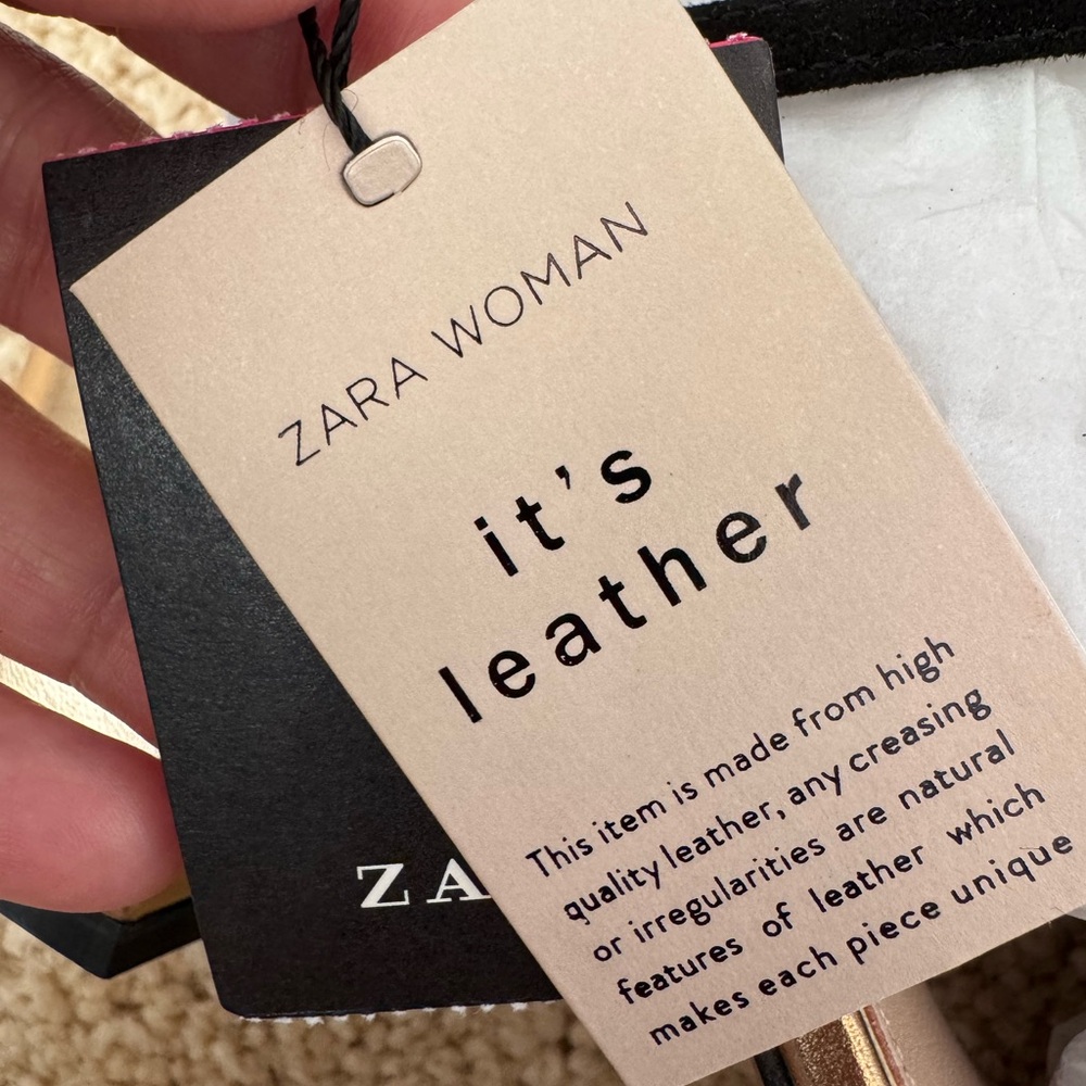 Zara Black and Gold Sandals - Picture 11 of 11